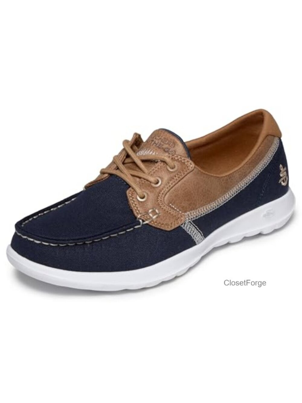 Skechers Womens On-The-Go Walk Lite Boat Shoe Slip-On Sneaker Comfort